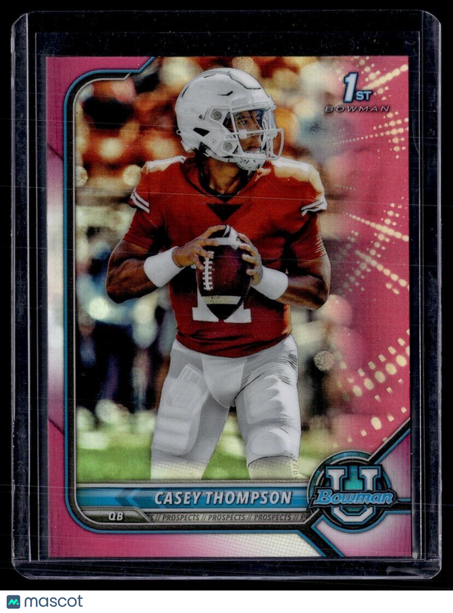 2022 BOWMAN CHROME UNIVERSITY PINK 1ST CASEY THOMPSON