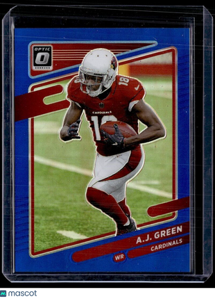 2021 OPTIC BLUE /179 AJ GREEN CARDINALS