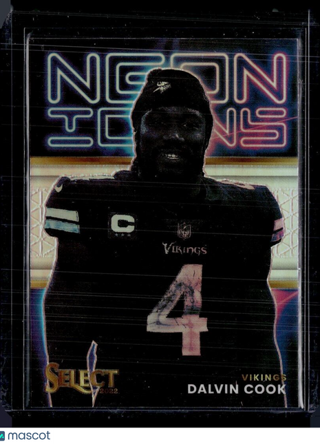 2022 SELECT NEON SIGNS DALVIN COOK VIKINGS