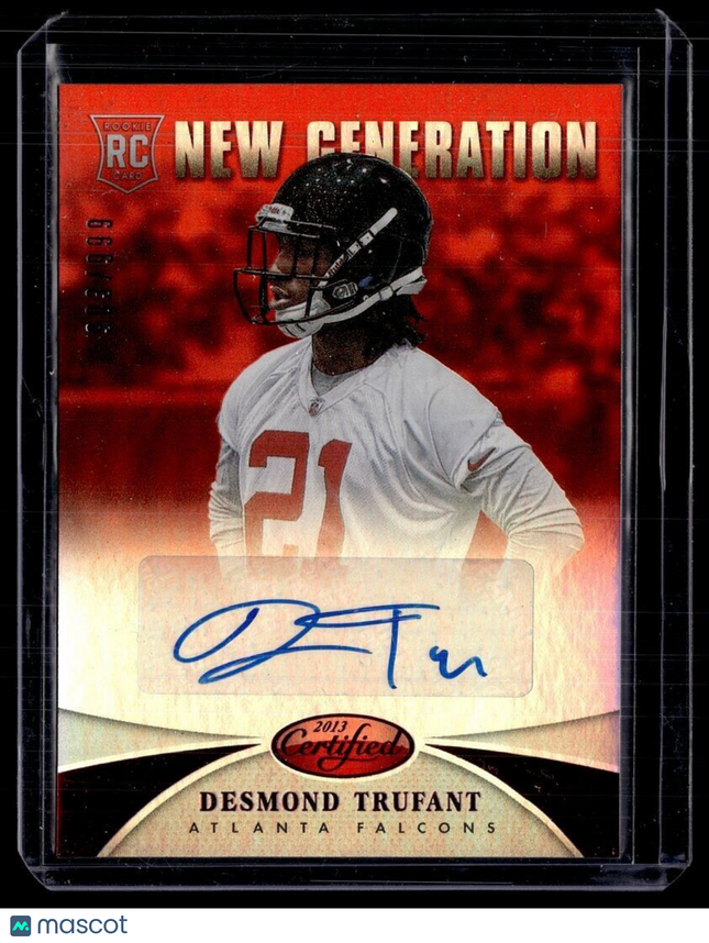 2013 CERTIFIED RED NEW GENERATION /999 AUTO DESMOND TRUFANT FALCONS