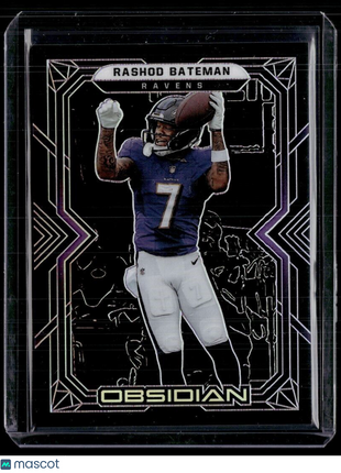 2022 OBSIDIAN PURPLE /100 RASHOD BATEMAN RAVENS