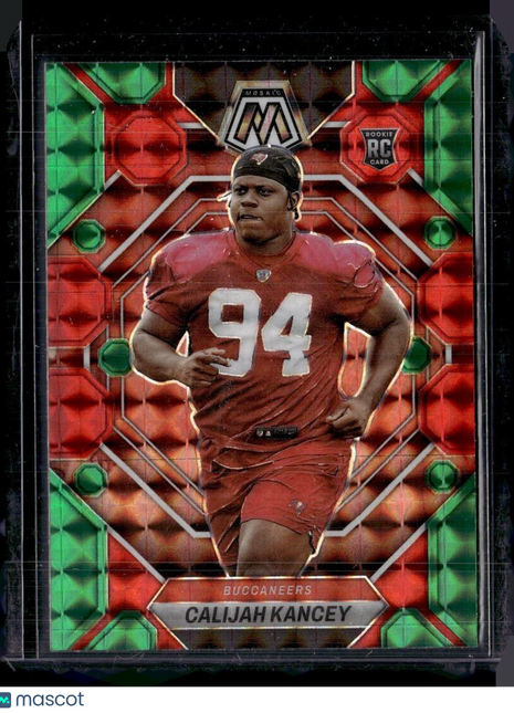 2023 MOSAIC CHOICE GREEN RED ROOKIE CALIJAH KANCEY BUCS