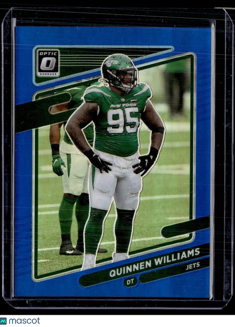 2021 OPTIC BLUE /179 QUINNEN WILLIAMS JETS