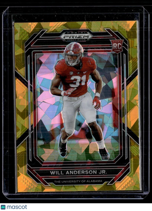 2023 PRIZM DRAFT YELLOW ICE ROOKIE WILL ANDERSON JR ALABAMA