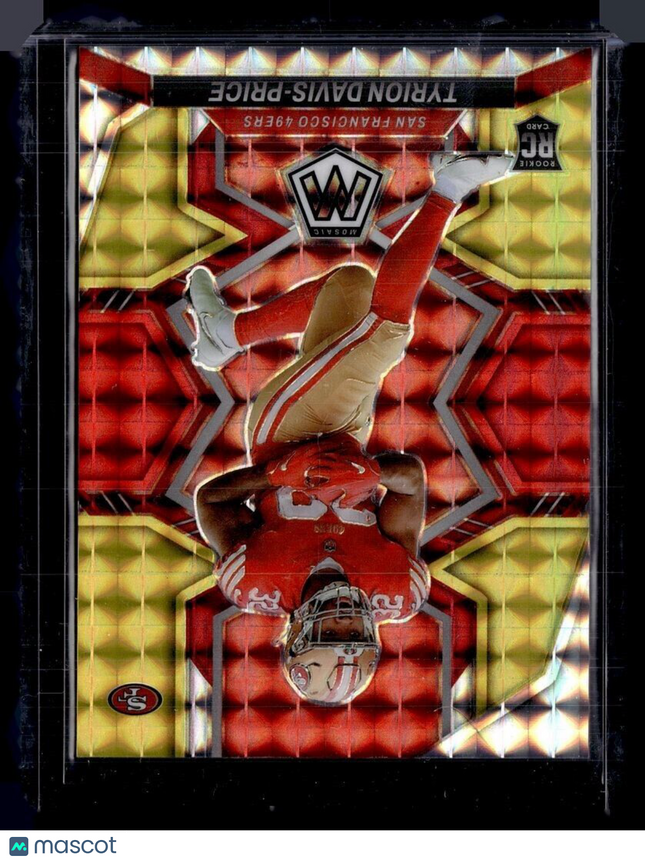 2022 MOSAIC RED YELLOW FUSION /80 TYRION DAVIS PRICE 49ERS