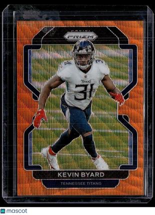 2021 PRIZM ORANGE WAVE /60 KEVIN BYARD TITANS