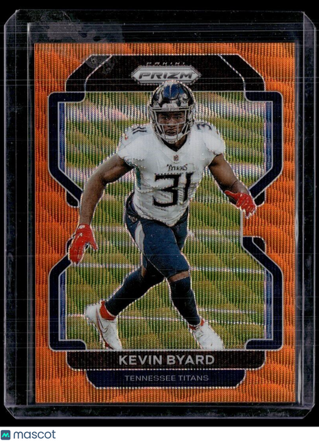 2021 PRIZM ORANGE WAVE /60 KEVIN BYARD TITANS