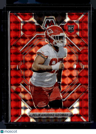 2023 MOSAIC RED ROOKIE FELIX ANUDIKE UZOMAH CHIEFS
