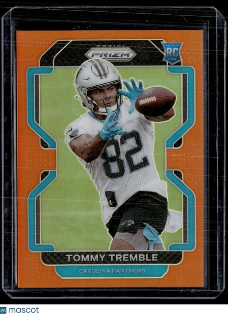 2021 PRIZM ORANGE /249 ROOKIE TOMMY TREMBLE PANTHERS
