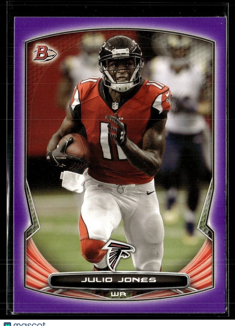 2014 BOWMAN PURPLE JULIO JONES FALCONS