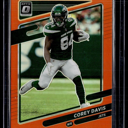 2021 OPTIC ORANGE /199 COREY DAVIS JETS
