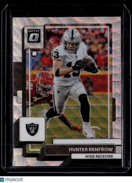 2022 OPTIC SILVER WAVE /300 HUNTER RENFROW RAIDERS