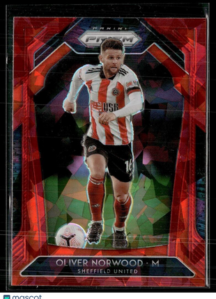 2020-21 PRIZM PL RED ICE OLIVER NORWOOD SHEFFIELD UNITED