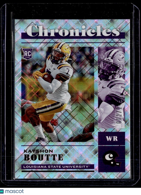 2023 CHRONICLES DRAFT RED /149 ROOKIE KAYSHON BOUTTE LSU