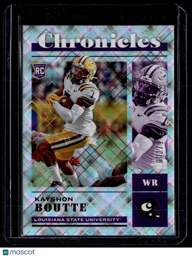 2023 CHRONICLES DRAFT RED /149 ROOKIE KAYSHON BOUTTE LSU