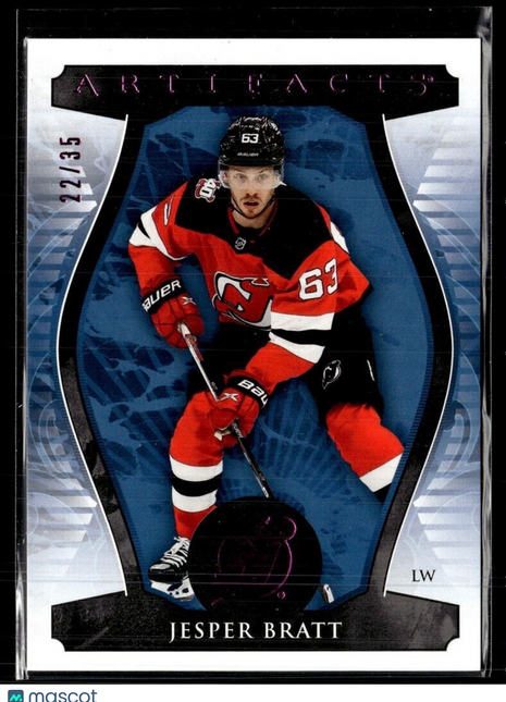 2023-24 UD ARTIFACTS PINK /35 JESPER BRATT DEVILS