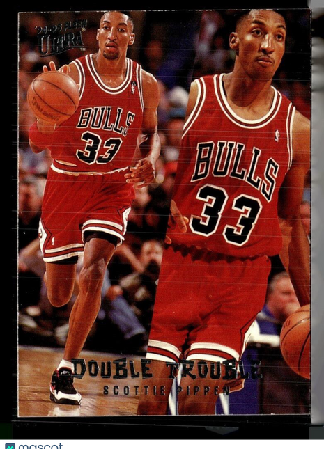 1994-95 FLEER ULTRA DOUBLE TROUBLE SCOTTIE PIPPEN BULLS