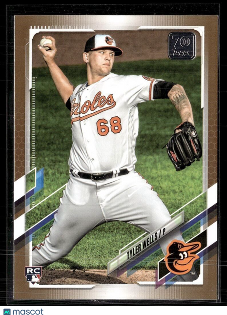 2021 TOPPS GOLD /2021 ROOKIE TYLER WELLS ORIOLES