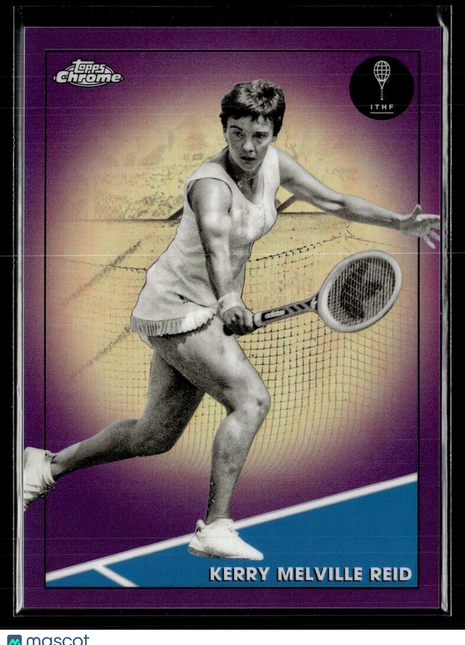 2021 TOPPS CHROME TENNIS PURPLE /199 58 Kerry Melville Reid