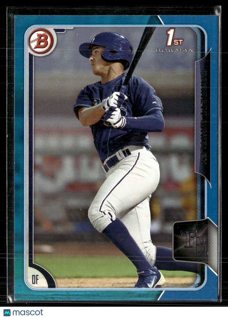 2015 BOWMAN BLUE /150 1ST PROSPECT GARRETT WHITLEY RAYS