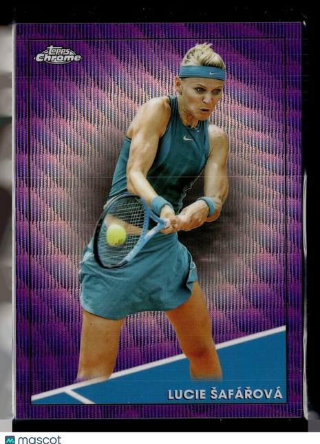 2021 TOPPS CHROME TENNIS PURPLE WAVE /199 91 Lucie Šafá?ová