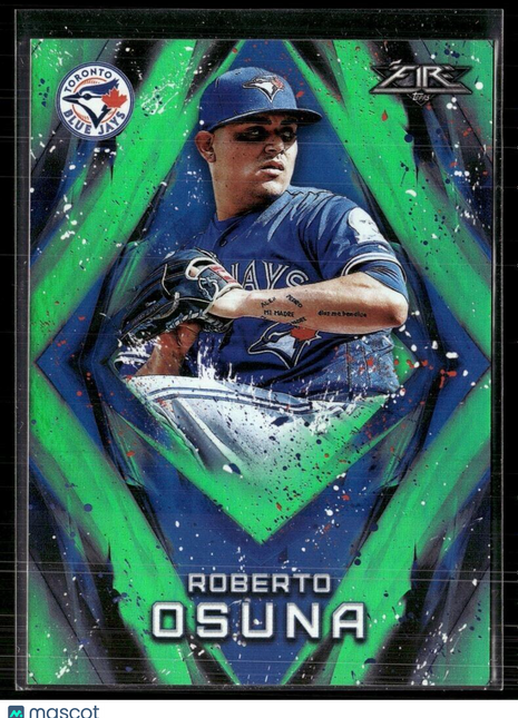 2017 TOPPS FIRE GREEN /199 ROBERTO OSUNA BLUE JAYS