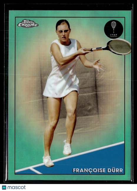 2021 TOPPS CHROME TENNIS AQUA /150 21 Françoise Dürr