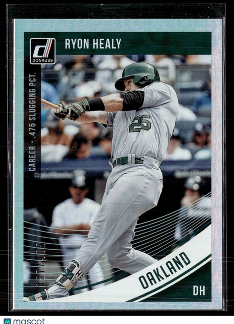 2018 DONRUSS CAREER /475 RYON HEALY A'S
