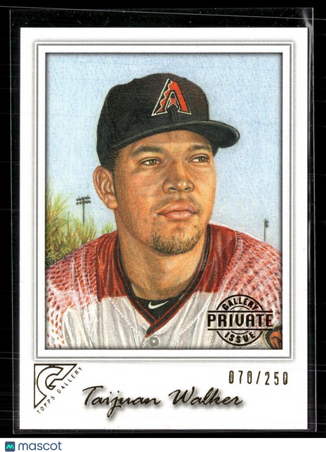 2017 TOPPS GALLERY PRIVATE STOCK /250 TAIJUAN WALKER DBACKS