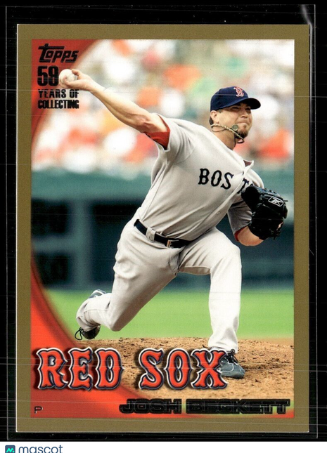 2010 TOPPS GOLD /2010 JOSH BECKETT RED SOX