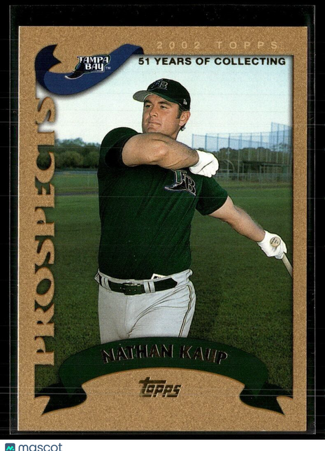 2002 TOPPS GOLD /2002 PROSEPCTS NATHAN KAUP RAYS