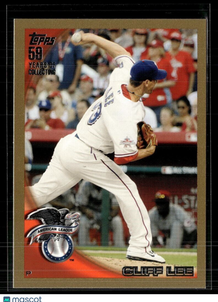 2010 TOPPS GOLD /2010 AL CLIFF LEE INDIANS