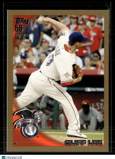 2010 TOPPS GOLD /2010 AL CLIFF LEE INDIANS