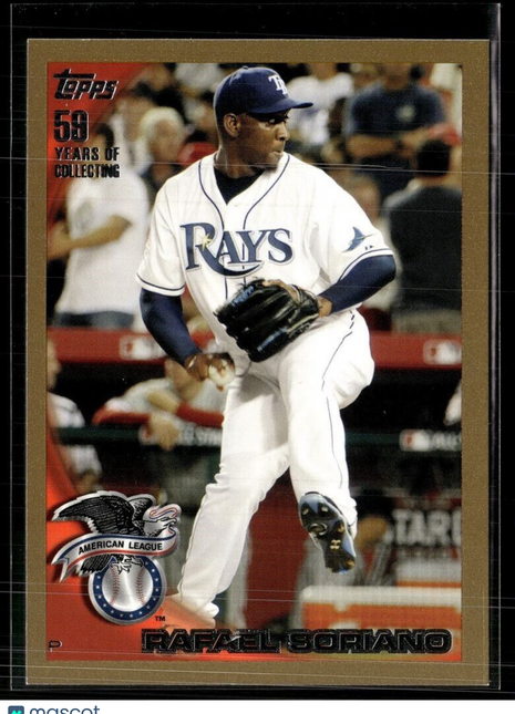 2010 TOPPS GOLD /2010 AL RAFAEL SORIANO RAYS