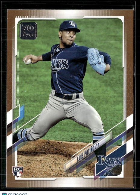 2021 TOPPS GOLD /2021 ROOKIE LUIS PATINO RAYS