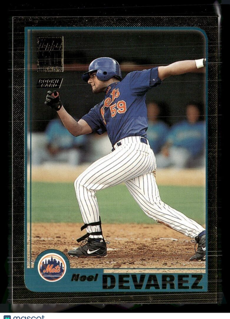 2001 TOPPS GOLD /2001 ROOKIE NOEL DEVAREZ METS