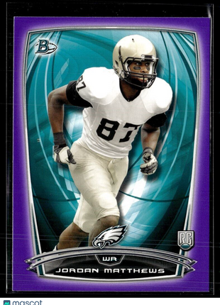 2014 BOWMAN PURPLE ROOKIE JORDAN MATTHEWS EAGLES