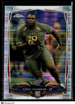 2014 TOPPS CHROME PULSAR ROOKIE CYRUS KOUANDJIO BILLS