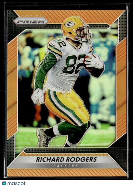 2016 PRIZM ORANGE /299 RICHARD RODGERS PACKERS