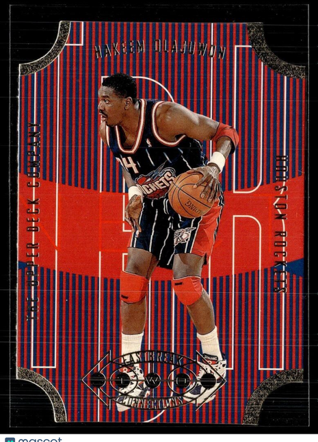 1995-96 UPPER DECK FASTBREAK CONNECTIONS HAKEEM OLAJUWON ROCKETS