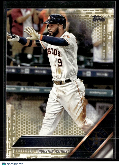 2016 TOPPS GOLD /2016 MARWIN GONZALEZ ASTROS