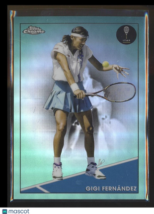 2021 TOPPS CHROME TENNIS AQUA /150 24 GIGI FERNANDEZ