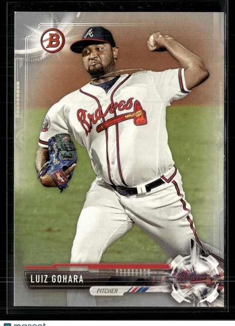 2017 BOWMAN SILVER /499 LUIZ GOHARA BRAVES