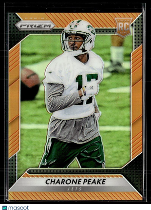 2016 PRIZM ORANGE /299 ROOKIE CHARONE PEAKE JETS