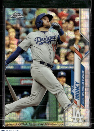 2020 TOPPS CHROME PRISM MAX MUNCY DODGERS