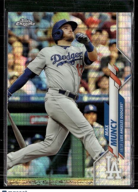 2020 TOPPS CHROME PRISM MAX MUNCY DODGERS
