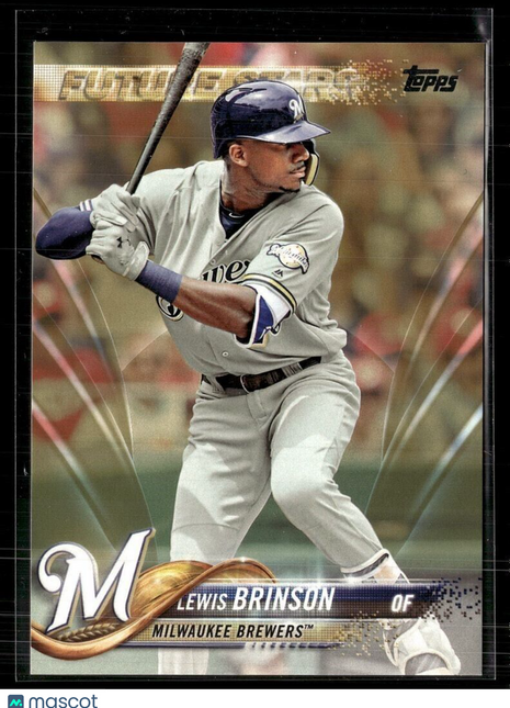 2018 TOPPS GOLD /2018 FUTURE STARS LEWIS BRINSON BREWERS