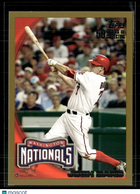 2010 TOPPS GOLD /2010 JOSH BARD NATIONALS