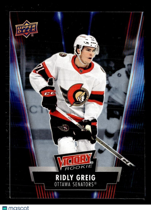 2024 UPPER DECK VICTORY ROOKIE NAT HOCKEY DAY RIDLY GREIG SENATORS