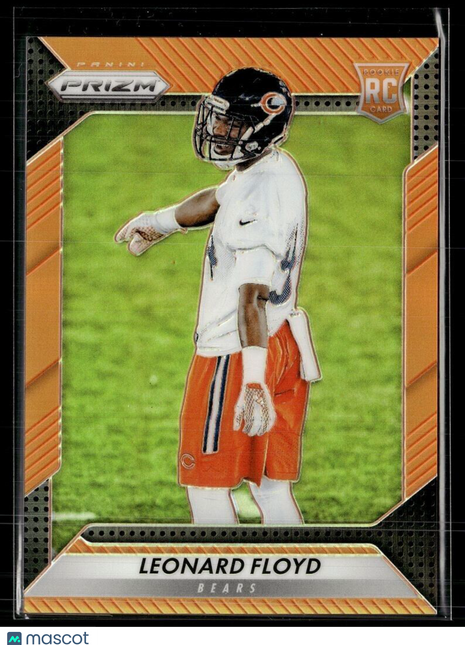 2016 PRIZM ORANGE /299 ROOKIE LEONARD FLOYD BEARS